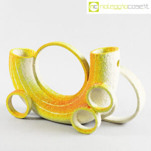 Amedeo Fiorese vaso scultura cerchi