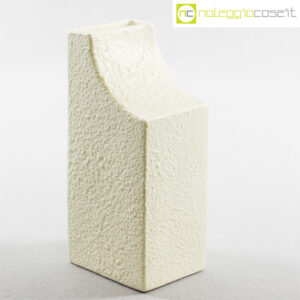 Amedeo Fiorese vaso squadrato bianco