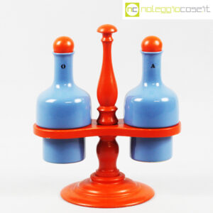 Ceramiche Pozzi set olio e aceto con base