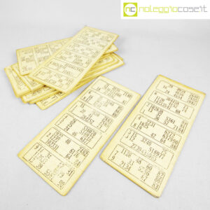 Cartelle per tombola in legno