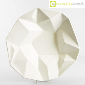 Centrotavola in ceramica sfaccettato