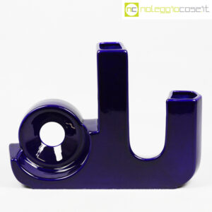 Ceramfata Ceramiche vaso scultura blu