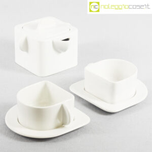 F.lli Brambilla set bianco teiera e tazze