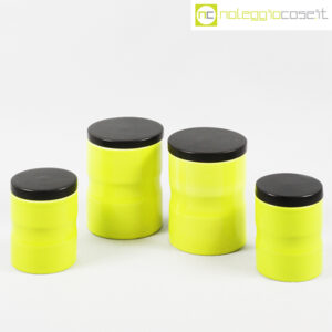 Ceramiche Pozzi set barattoli giallo/verde