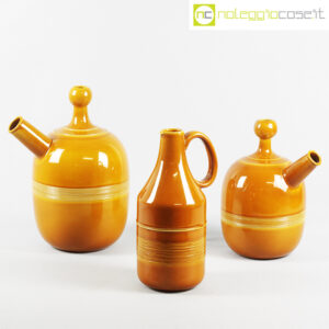 Ceramiche Franco Pozzi set brocche ocra