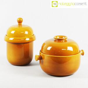 Ceramiche Pozzi set contenitori ocra