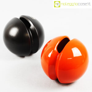 Ceramiche Pozzi vasi nero e arancio