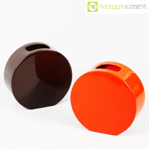 Ceramiche Pozzi vasi marrone arancio