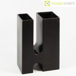 Ceramiche Pozzi vaso nero Pierre Cardin