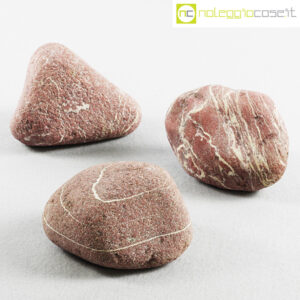 Ciottoli in pietra naturale rossa