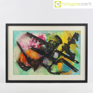 Franco Meneguzzo tecnica mista su carta