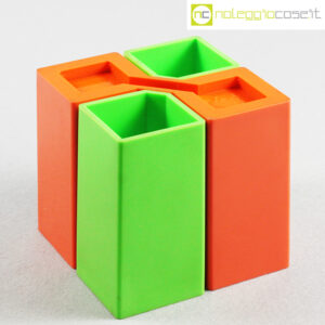 Fusina portapenne arancio verde A. Tasca