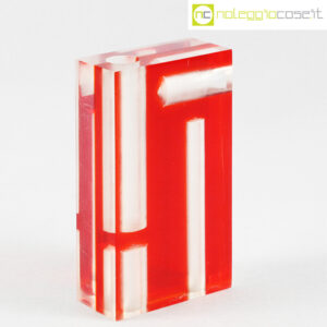 Guzzini vaso rosso in plexi