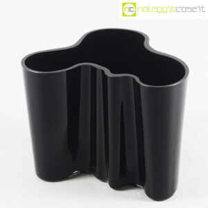 Iittala vaso vetro nero Alvar Aalto