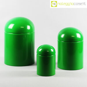 Kartell barattoli verdi Castelli Ferrieri