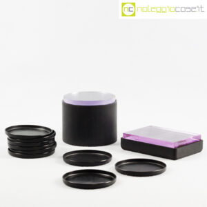 Kartell contenitori e sottobicchieri in Ebanil