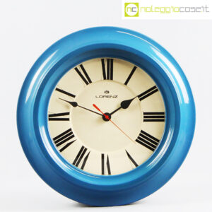 Lorenz orologio da muro blu