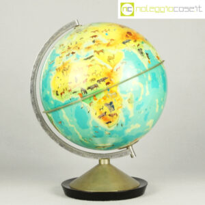 Mappamondo Vintage con animali