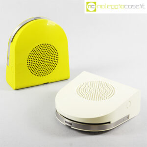 Minerva mangiadischi bianco e giallo