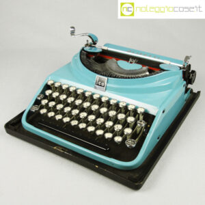 Olivetti macchina da scrivere ICO azzurra