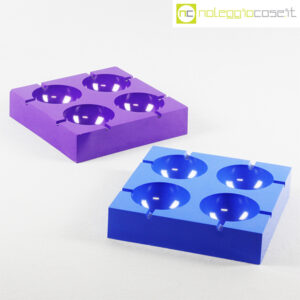 Olivetti posacenere blu e viola grande