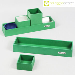 Olivetti set da scrivania verde