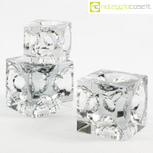 Poliarte cubi fermacarte in vetro