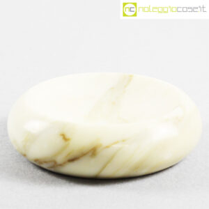 Posacenere in marmo bianco venato