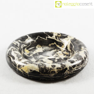 Posacenere in marmo nero venato