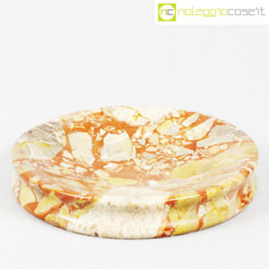 Posacenere in marmo rosso a macchia