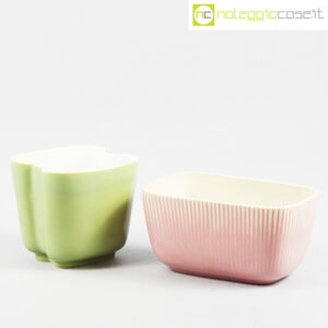 Richard Ginori vasi verde e rosa