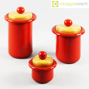 Rometti barattoli rossi con tappo