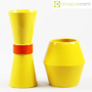 Rometti coppia vasi gialli