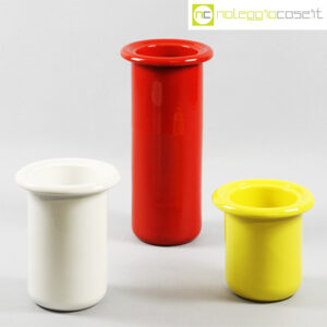 Rometti vasi bianco rosso e giallo