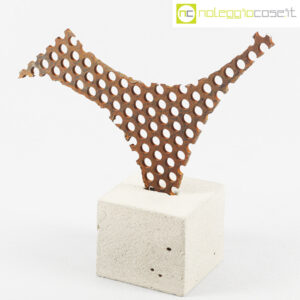 Scultura in griglia acciaio arrugginito