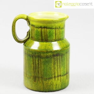 Tasca Ceramiche brocca versatoio verde