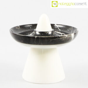 Up&Up centrotavola in marmo bianco e nero