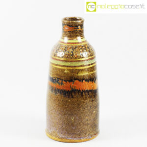 Vaso alto con smalti policromi