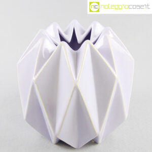 Vaso geometrico a spicchi lilla
