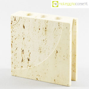 Vaso in travertino a tre fori