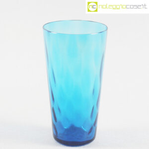 Venini bicchiere vaso azzurro