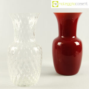 Venini coppia vasi Opalino