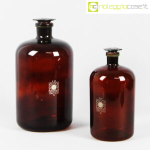 Vetri da laboratorio ambra scuro