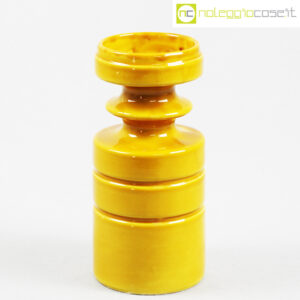 Viba Ceramiche vaso giallo ocra