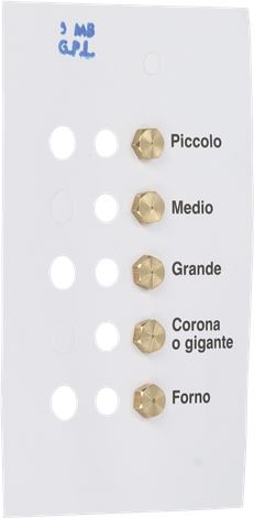 INIETTORI GPL 5MB ITALGAS KIT 5 PEZZI