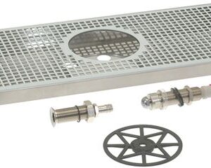 RACCOGLIGOCCE INOX 500x220x30h mm