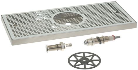RACCOGLIGOCCE INOX 500x220x30h mm