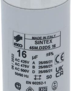 CONDENSATORE 16µF 450V 220/230/240V