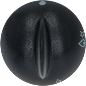 MANOPOLA TIPO ZANUSI NERA ø 40 mm