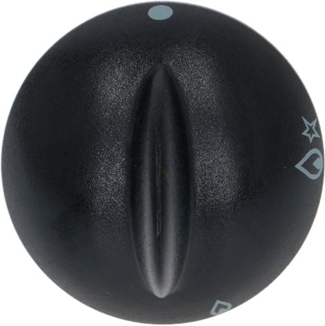 MANOPOLA TIPO ZANUSI NERA ø 40 mm